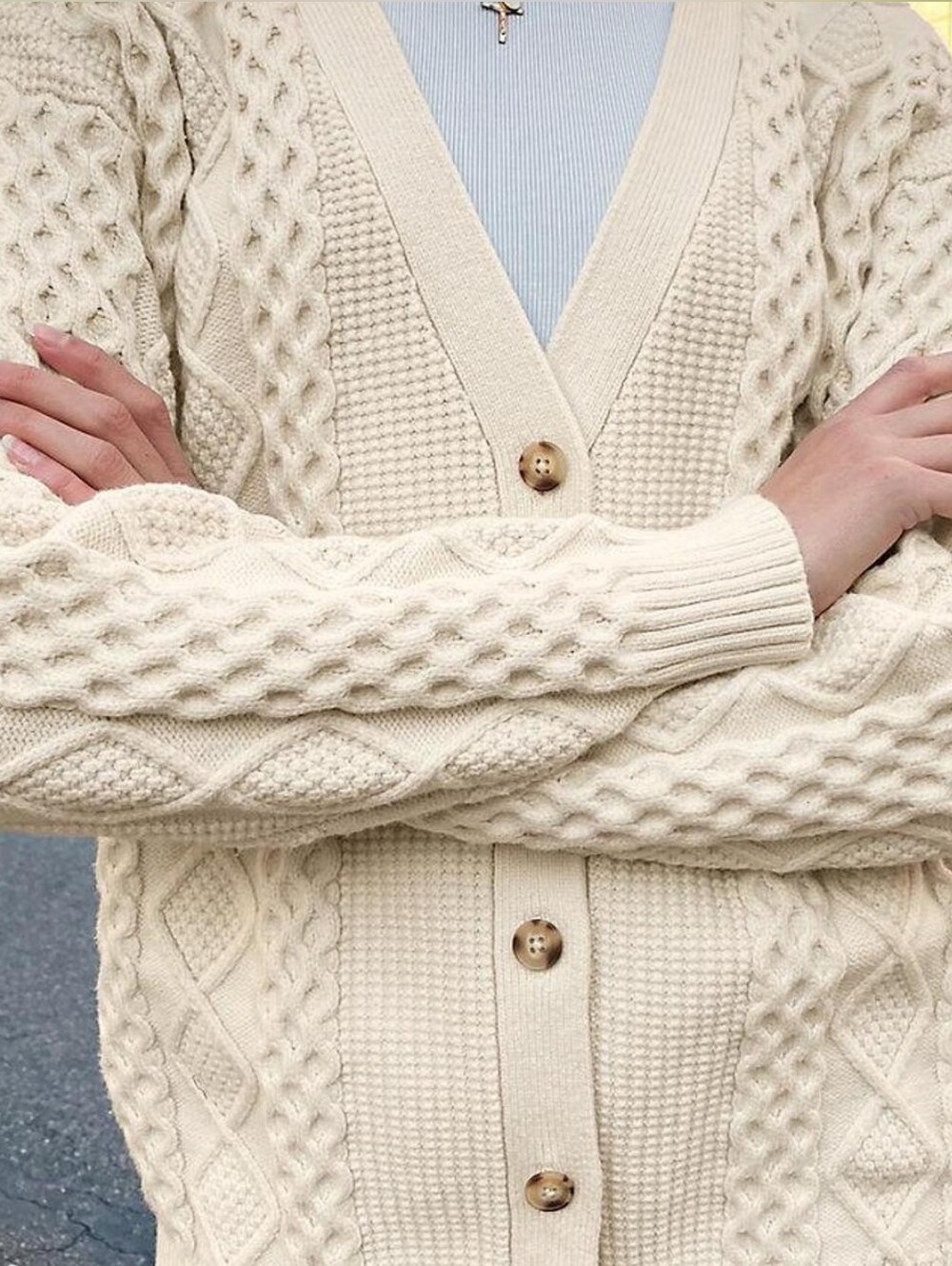 Aritzia Sunday Best Knitted Cardigan, Size 1XL